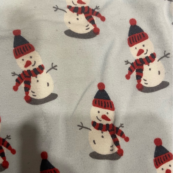 Sweet Bamboo snowman pajamas in size 3T. Soft Bamboo material. - Picture 3 of 3